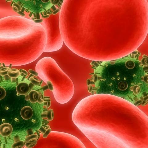 Krvne stanice zaražene HIV-om